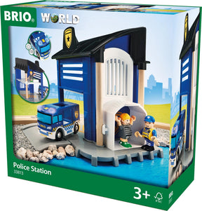 Posterunek policji w Brio - 33813 - część torów kolejowych