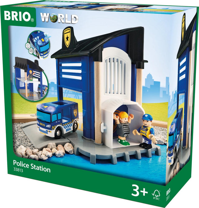 Posterunek policji w Brio - 33813 - część torów kolejowych
