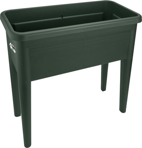 Elho green basics kweektafel xxl 75 - kweekbak op poten - 100% gerecycled plastic - l 36.5 x w 75.5 x h 65.1 cm - blad groen