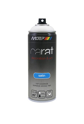 Motip 1054620 - 08055 karatowy satynowy czysty biały 400 ml | 1 szt