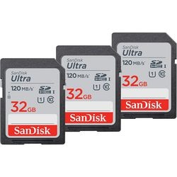 Karta SD Sandisk Pack3 32 GB ultra