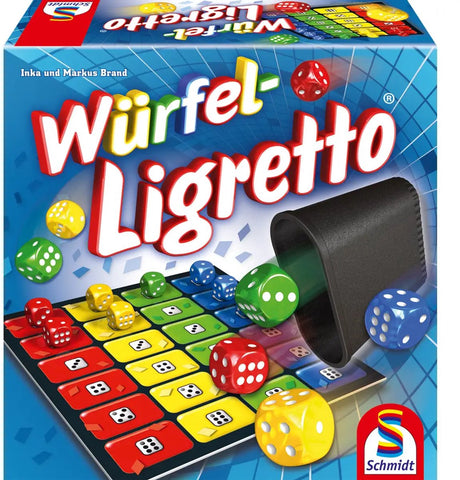 Schmidt ® - dice ligretto® - würfel ligretto® - gra akcji z kostkami - gra szybkiej reakcji - od 8 lat - 2-4 graczy