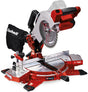 Akumulatorowa piła poprzeczna Einhell te-ms 18 210 li solo - power x-change - 18 v li-ion - ø210 mm - x-tend wsporniki przedmiotu obrabianego - w komplecie. Brzeszczot 40 zębów - nie dotyczy. akumulator i ładowarka
