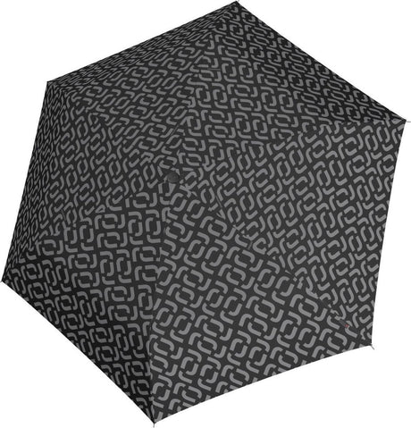 Mini składany mini parasol Reisenthel - ø 97 cm - charakterystyczny czarny czarny