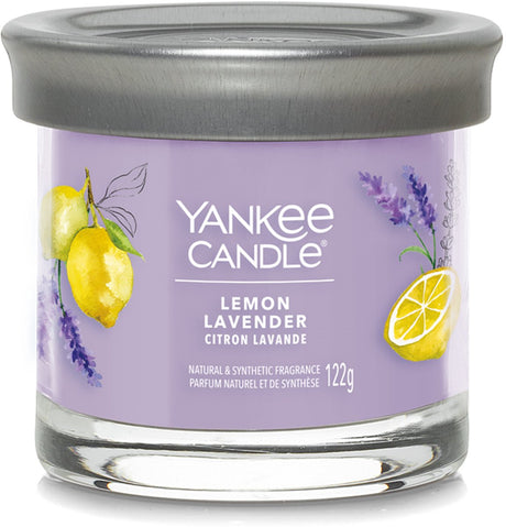 Mały kubek Yankee Candle YC z cytrynowo-lawendowym podpisem