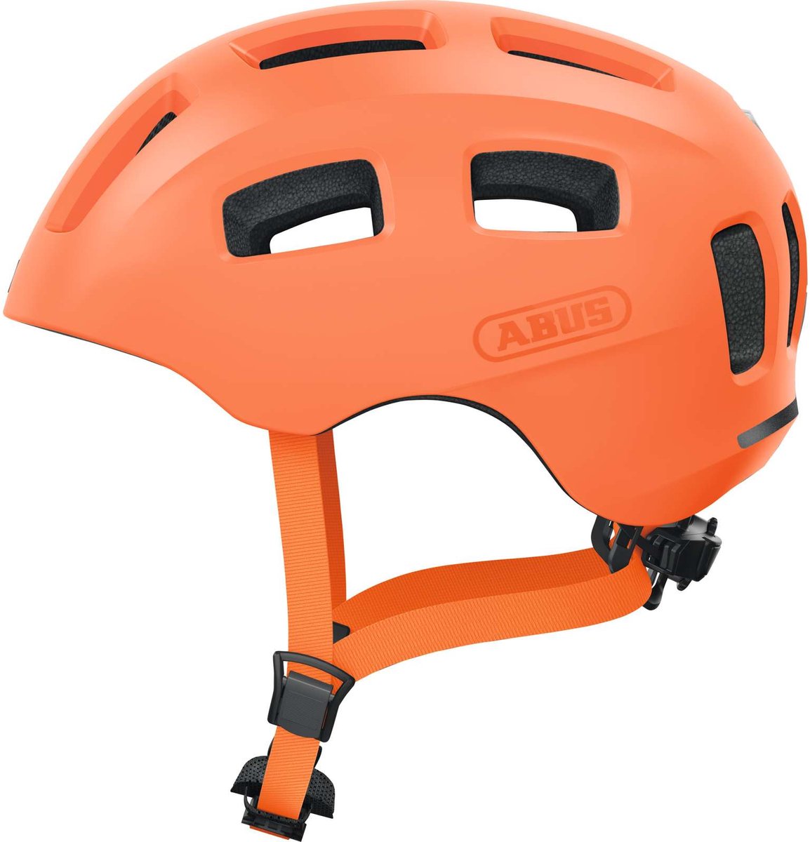 Kask rowerowy Abus youn-i 2.0 mono pomarańczowy s - 48-54 cm - pomarańczowy - nadaje się do użytku na rowerach elektrycznych - rowerach miejskich - 240 g