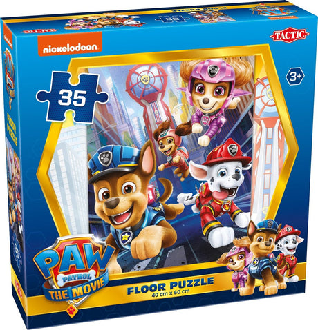 Taktyczny psi patrol – puzzle podłogowe z filmu – puzzle – od 3 lat – 35 elementów – 60x40 cm