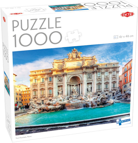 Taktyka Fontanna di Trevi, Rzym – puzzle – 1000 elementów – kultowy włoski zabytek – klasyczna architektura barokowa – wysoka skandynawska jakość