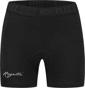 Rogelli fietsonderbroek dames - met zeem - zwart - m