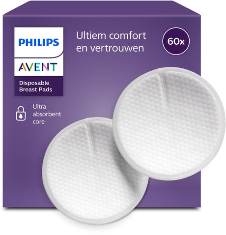 Wkładki laktacyjne Philips avent - 60 sztuk - zapobiegają wyciekaniu
