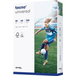 Papier do kopiowania tecno 2100011548 a4 80 g m² biały 500 arkuszy
