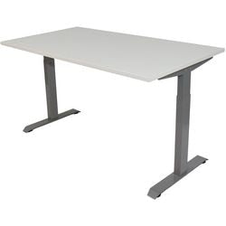 Biurko eurofotele szare, biały metal