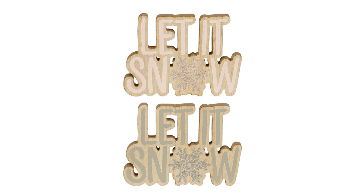 Let it snow wit grijs 2 assorti fsc 100% - l21xb2xh15cm