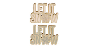 Let it snow wit grijs 2 assorti fsc 100% - l21xb2xh15cm