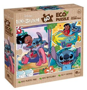 Lisciani - ścieg - eko puzzle Disneya - 60 elementów