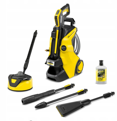Myjka wysokociśnieniowa Kärcher k 5 power control flex home eco!booster - 145 bar - 500 l h - 40 m² h - nadaje się m.in. samochód - taras - rowery - motocykle - meble ogrodowe i tereny wokół domu