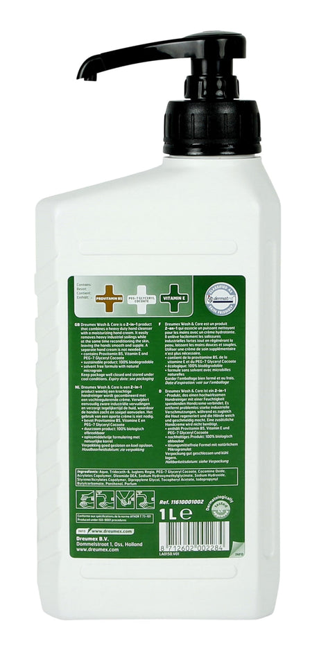 Dreumex Wash Care Care Cleaner Mydło ręczne 1 litr z pompą