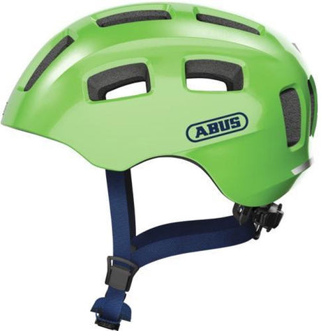 Kask rowerowy Abus youn-i 2.0 musujący zielony s - 48-54 cm - zielony - nadaje się do użytku na rowerach elektrycznych - rowerach miejskich - 240 g