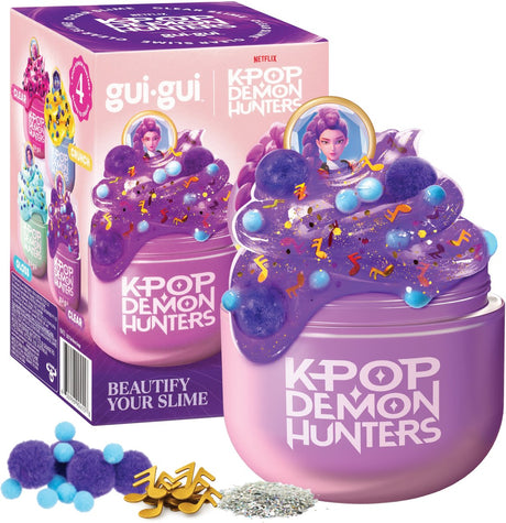 Moose toys gui gui slijm - kpop demon hunters rumi - maak je eigen sprankelende en geurende kpop slime