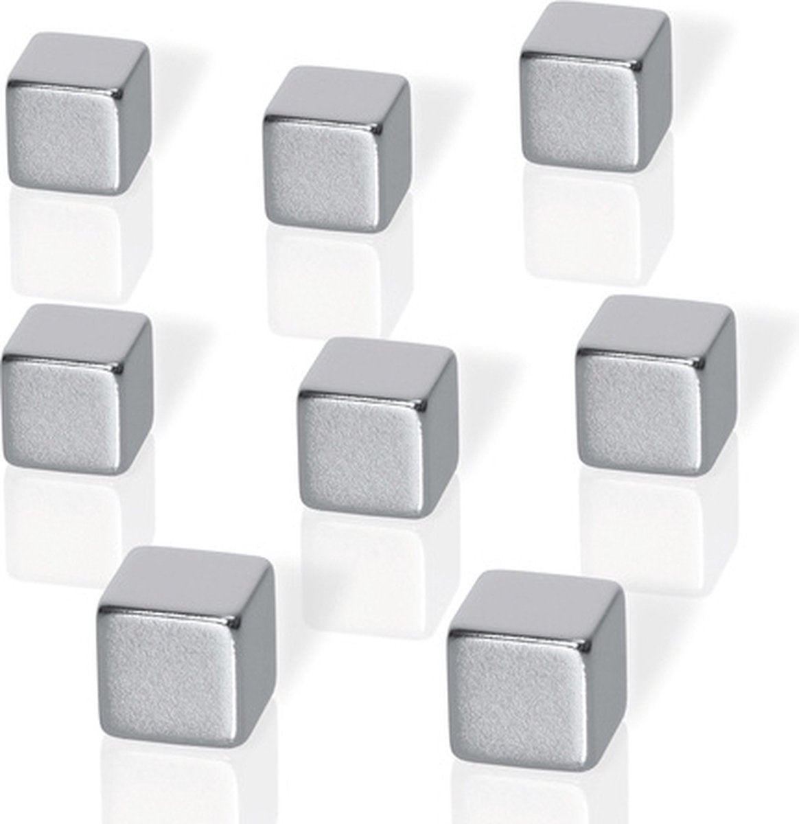 Magnesy Sigel be!board 8 sztuk kwadratowych