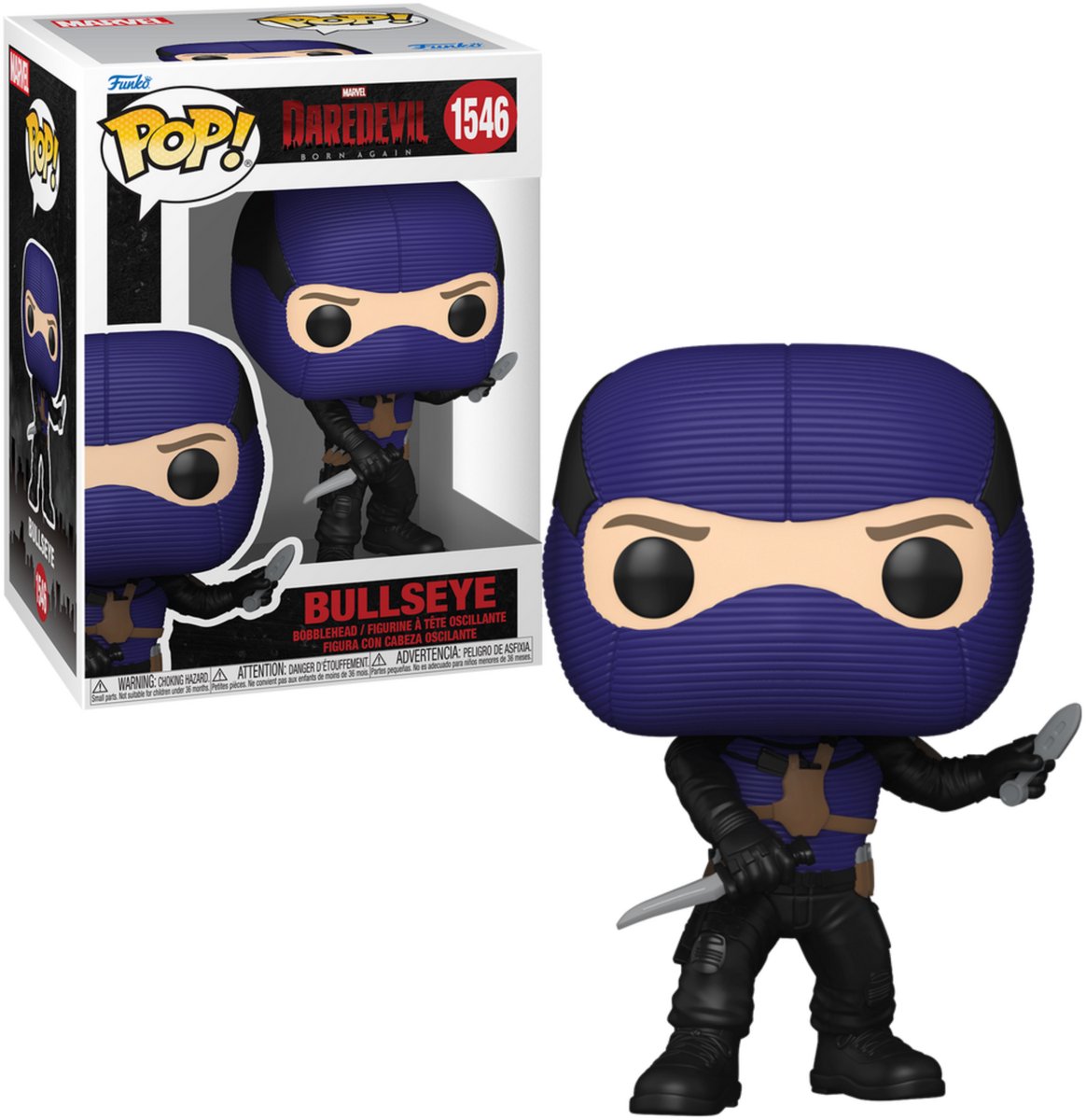 Funko Daredevil Bullseye winylowa figurka 1546 unisex pop! - neutralny - standardowy