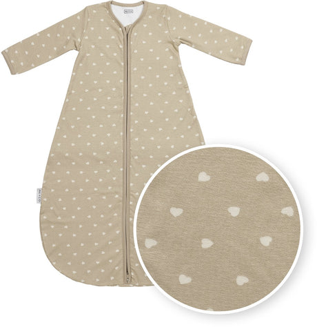 Śpiwór dziecięcy Meyco Baby Sweet Heart okrągły - piasek miękki piasek - 110cm - 1,0 tog