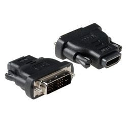 Adapter DVI-D męski na HDMI żeński akt ap1004 zw