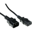 Kabel zasilający ACT AK5030 1,8 m C14-C13 czarny