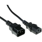Kabel zasilający ACT AK5030 1,8 m C14-C13 czarny