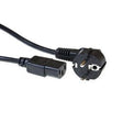 Kabel zasilający akt ak5124 cee7 7 męski kątowy) - c13