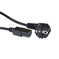 Kabel zasilający akt ak5124 cee7 7 męski kątowy) - c13