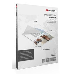 Folie do laminowania monolit 8991mix100 a4 80 mic przezroczysty 100 sztuk