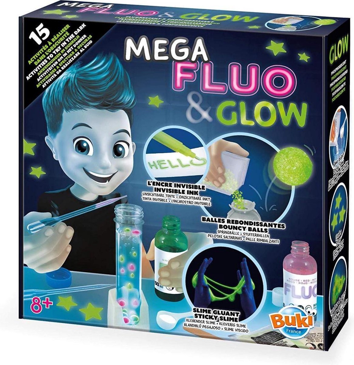 Buki francja buki - mega flou i blask - pudełko naukowe - eksperymenty