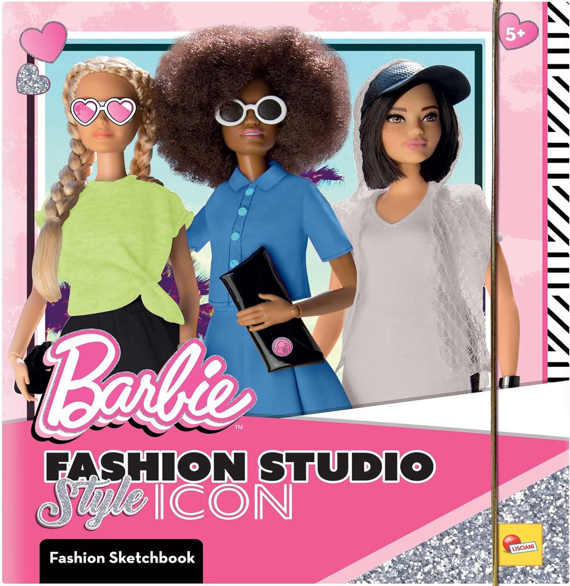 Lisciani - barbie - schetsboek - style icon - fashion studio