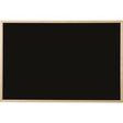 Tablica kredowa dwubiurowa sosnowa 900x600mm czarna