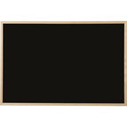 Tablica kredowa dwubiurowa sosnowa 900x600mm czarna