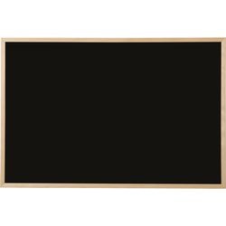 Tablica kredowa dwubiurowa sosnowa 900x600mm czarna