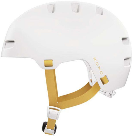 Kask rowerowy Abus xoxo polar biały m - 54-58 cm - biały - nadaje się do użytku na rowerach elektrycznych - rowerach miejskich - 400 g
