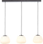 Philips led brilliant hanglamp kaizen 3-lichts zwart met wit - 60155 76