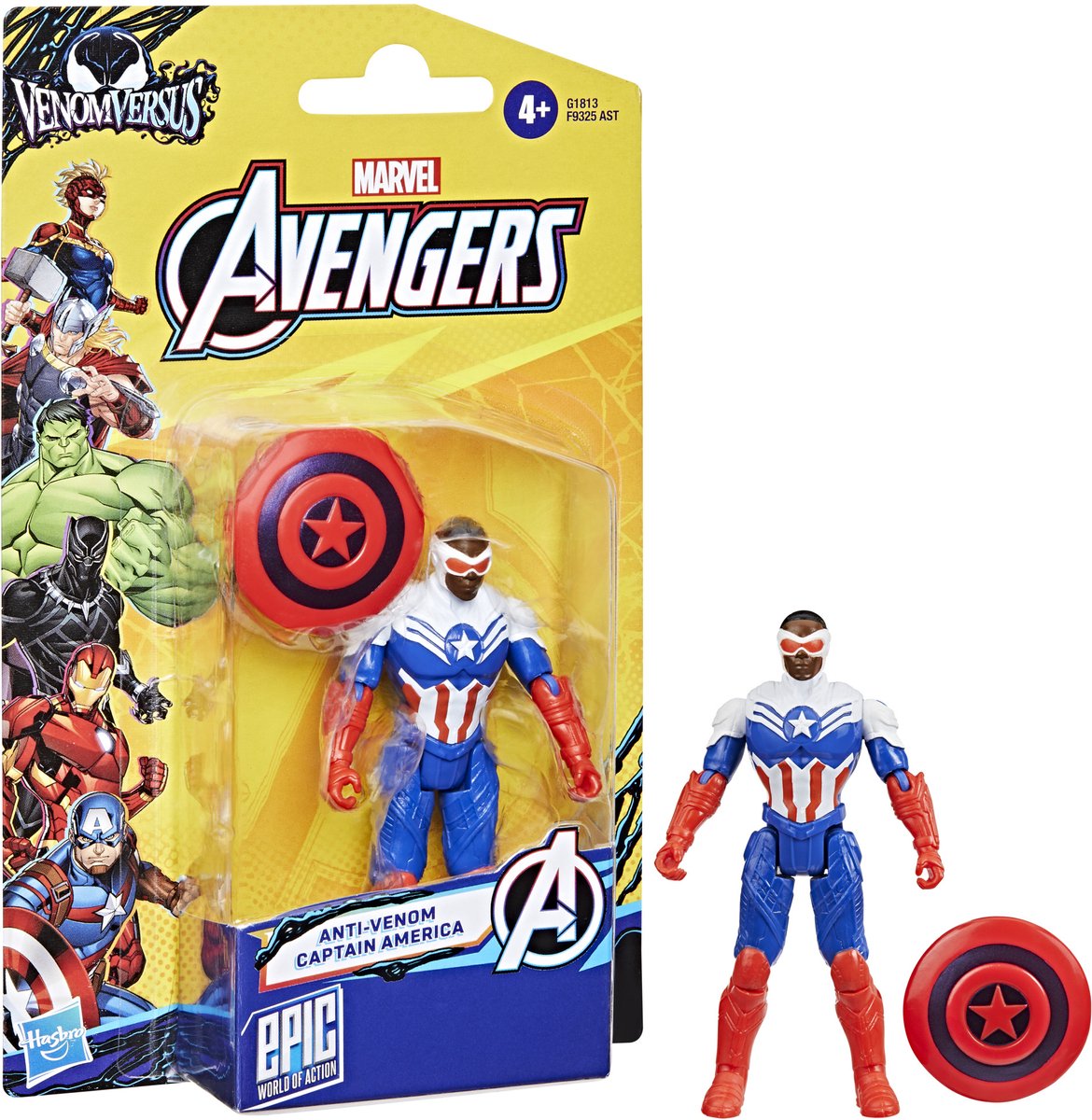 Marvel Avengers Venomversus Epic World of Action Anti-Venom Kapitan Ameryka - figurka