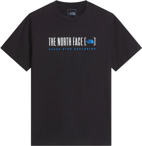 Męska koszula outdoorowa The North Face M Brass Logo Regular ss Tee – tnf czarna