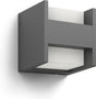 Philips led philips arbour buitenwandlamp - warmwit licht - smal