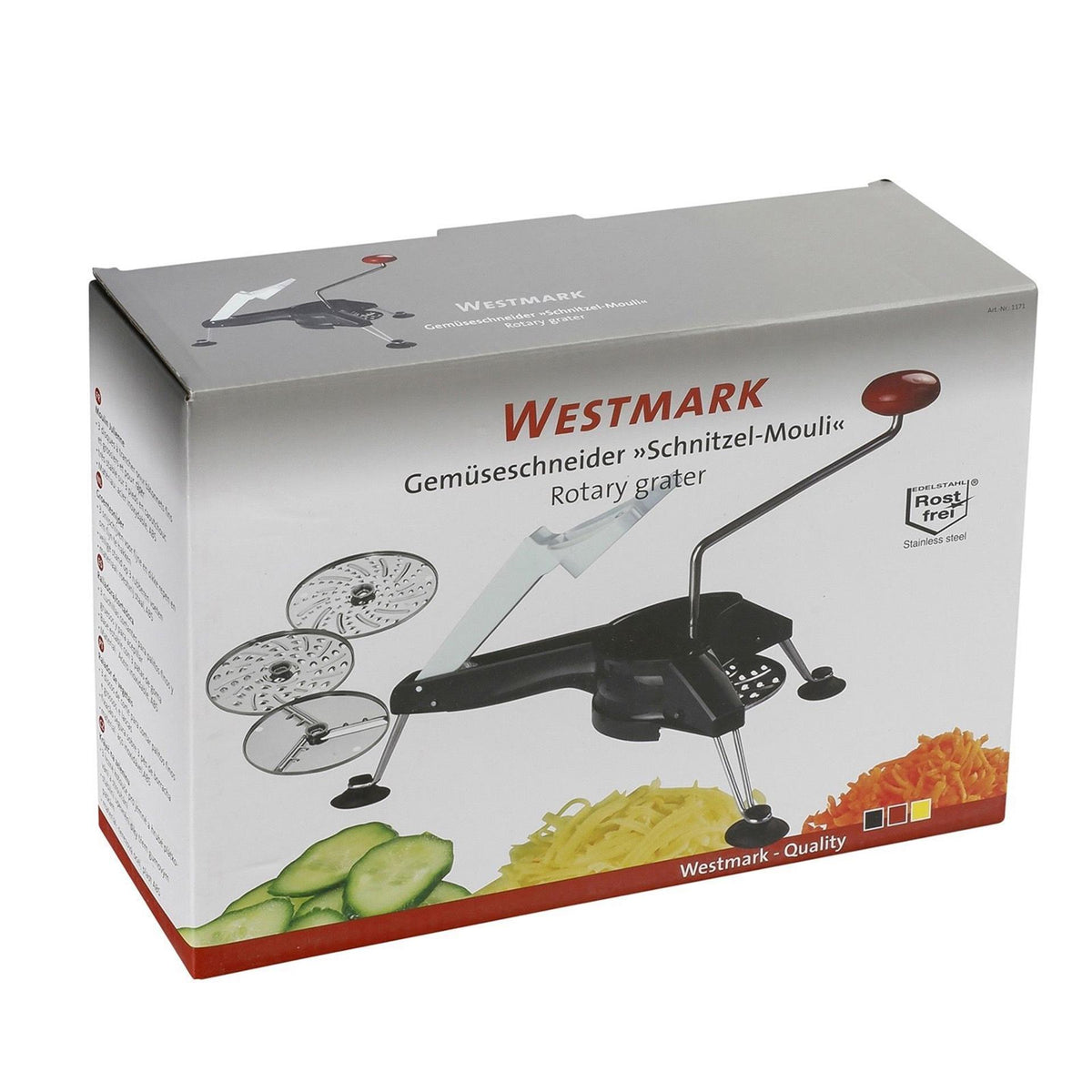 Krajarka do warzyw Westmark z 3 tarczami tnącymi