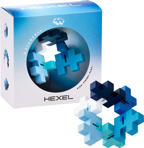 Plus-plus Hexel Wodospad, 6-częściowa zabawka fidget - 3486 - od 3 lat