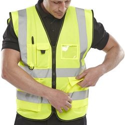 Kamizelka b widziana hi-vis executive żółta 4xl