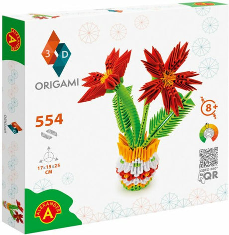 Alexander Toys origami 3d - wazon na kwiaty, 554 szt.