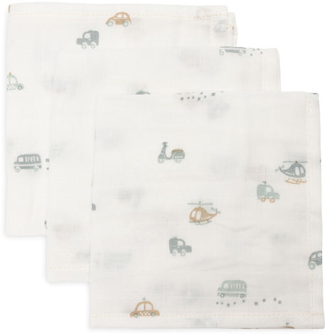 Jollein hydrofiel monddoekje 31x31cm on the go (3pack)