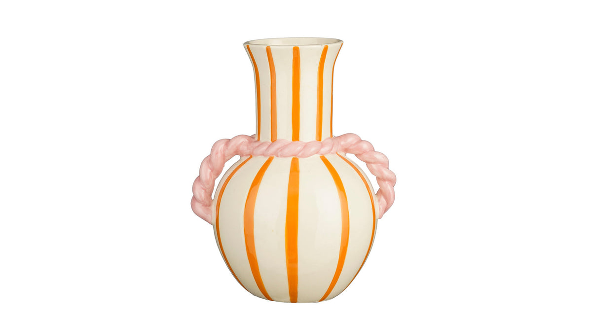 Lito vaas oranje - l18xb14xh22cm