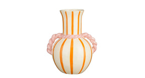 Lito vaas oranje - l18xb14xh22cm