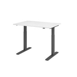 Młotek biurkowy Bach siedząco-stojący vxmka12 w g biały 1200 x 800 mm